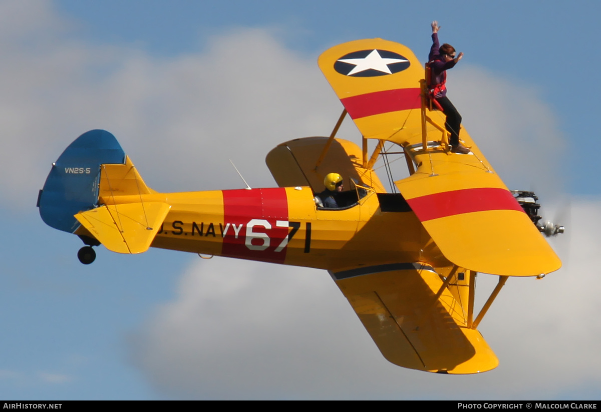 Aircraft Photo of G-CGPY / 671 | Boeing B75N Stearman | USA - Navy | AirHistory.net #412470