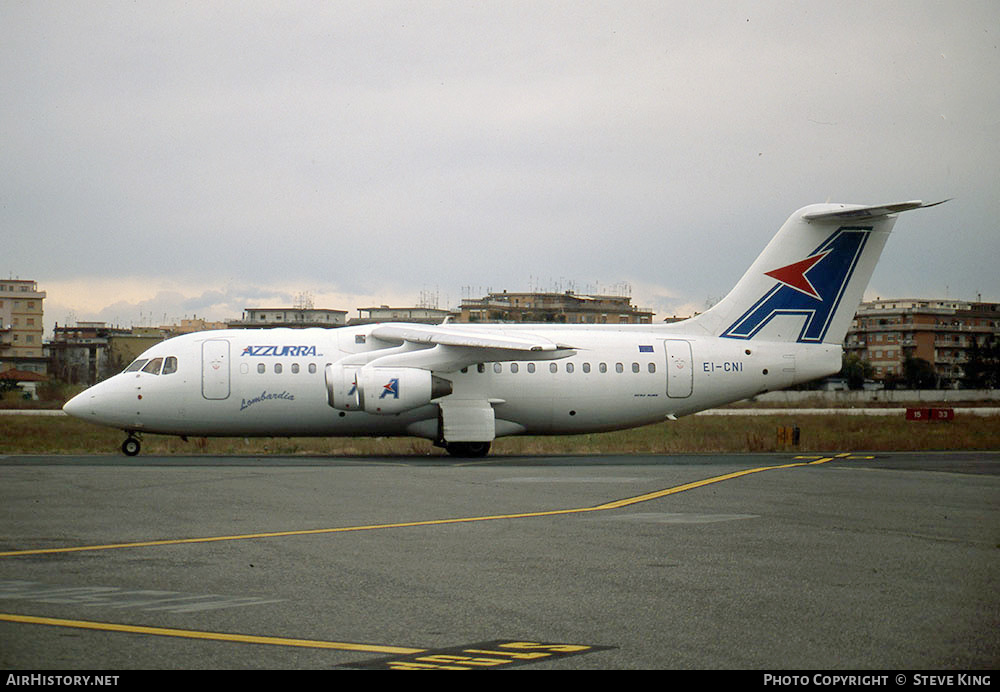 Aircraft Photo of EI-CNI | British Aerospace Avro 146-RJ85 | Azzurra Air | AirHistory.net #412472