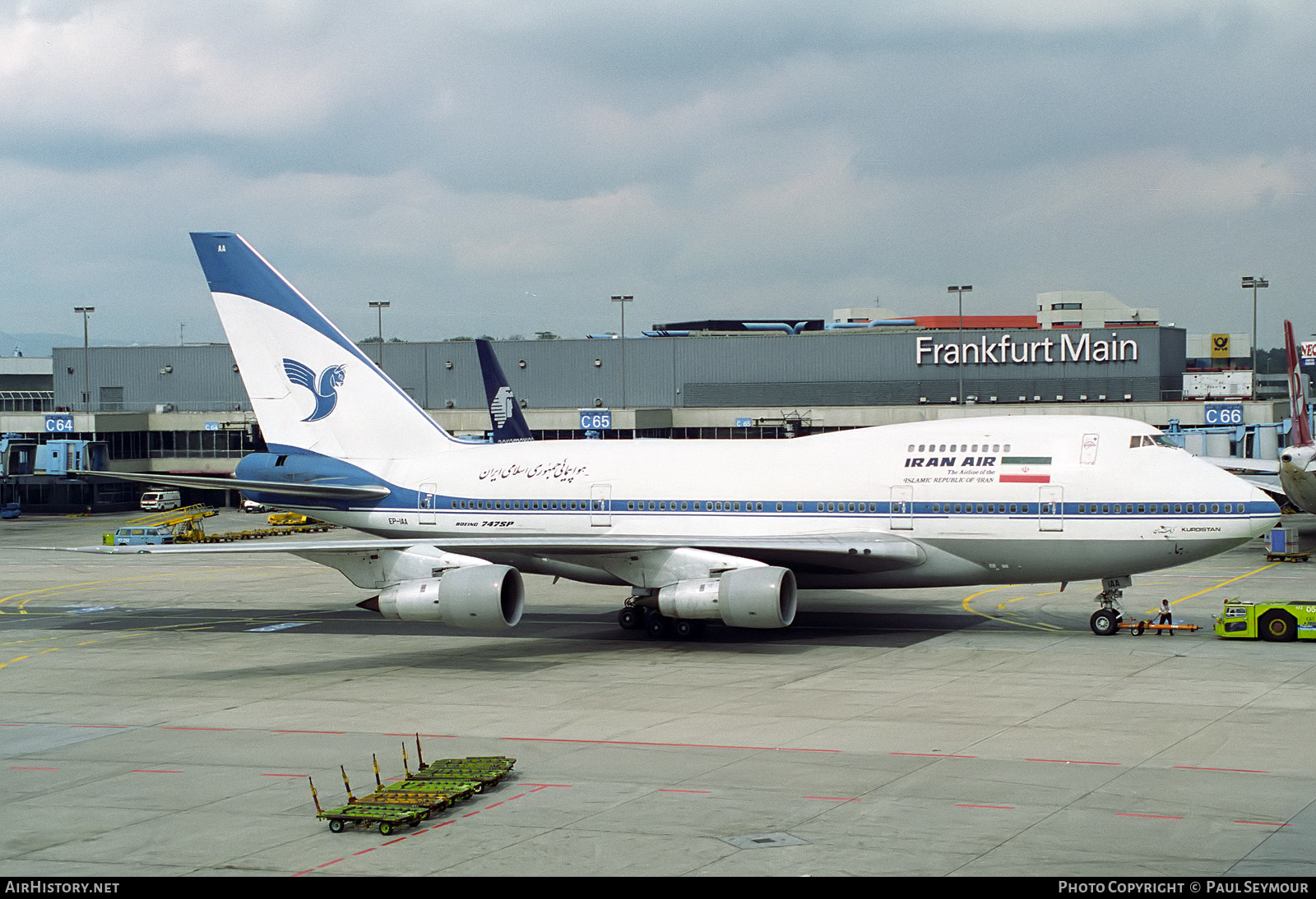 Aircraft Photo of EP-IAA | Boeing 747SP-86 | Iran Air | AirHistory.net #412487