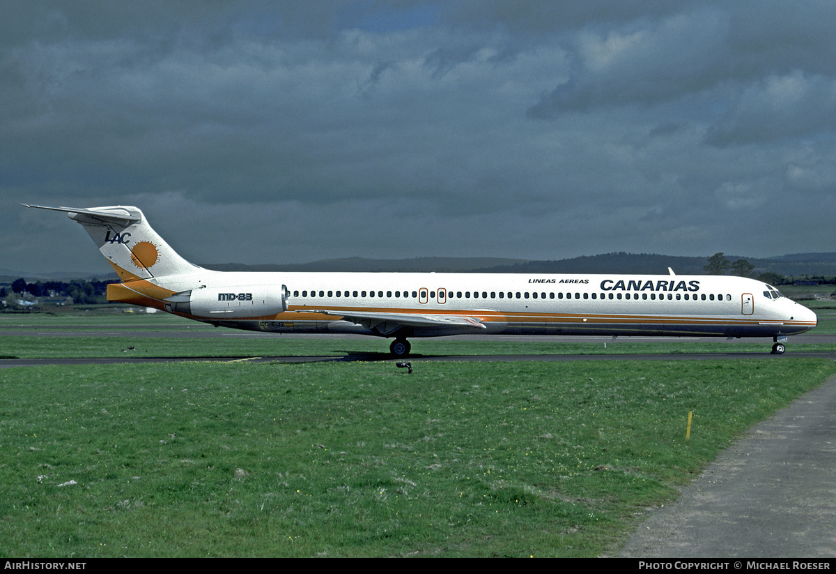 Aircraft Photo of EC-EJZ | McDonnell Douglas MD-83 (DC-9-83) | Líneas Aéreas Canarias - LAC | AirHistory.net #412488