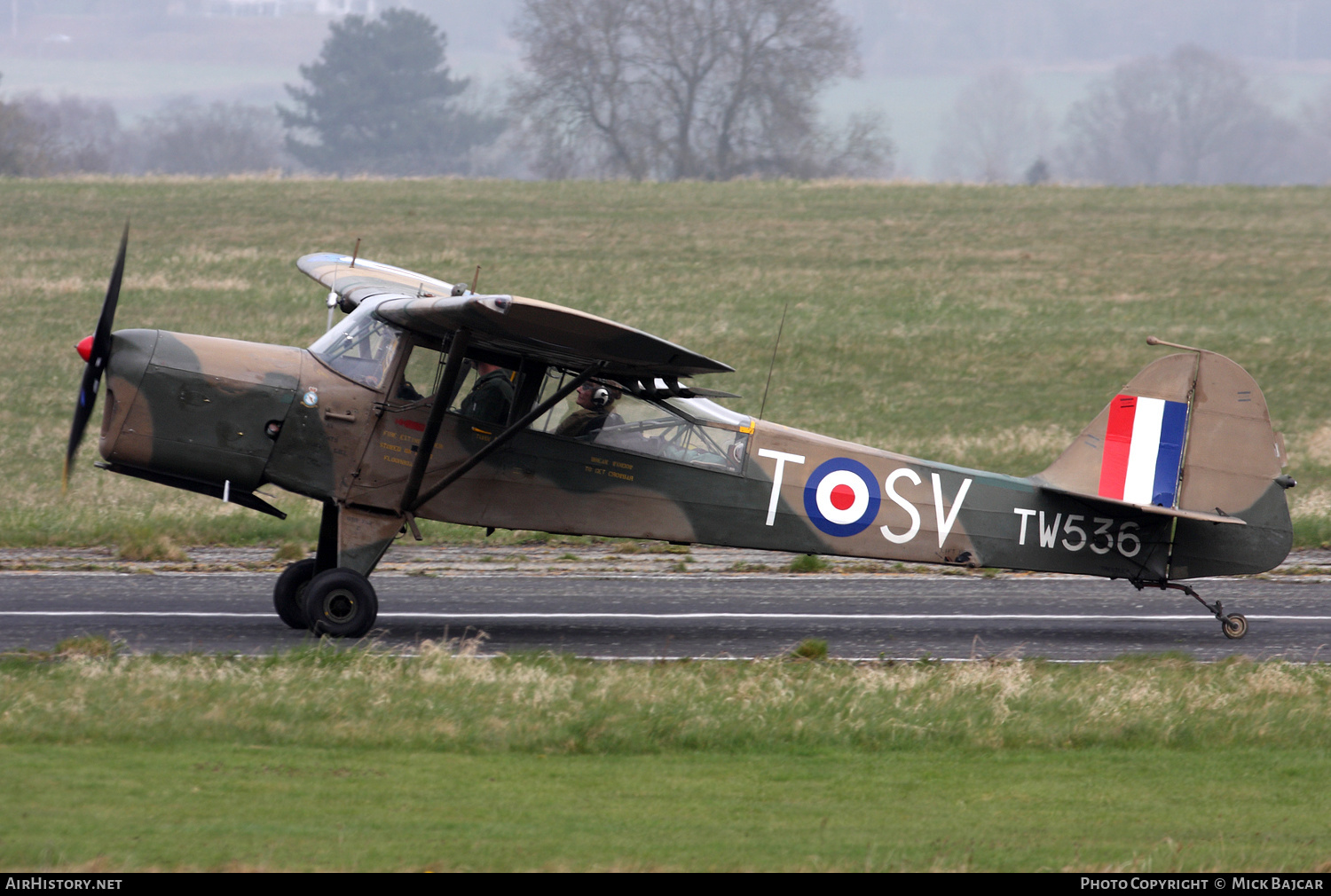 Aircraft Photo of G-BNGE / TW536 | Auster K Auster AOP6 | UK - Army | AirHistory.net #412522