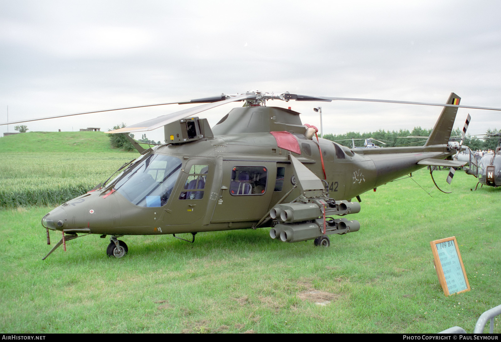 Aircraft Photo of H42 | Agusta A-109BA | Belgium - Army | AirHistory.net #412616