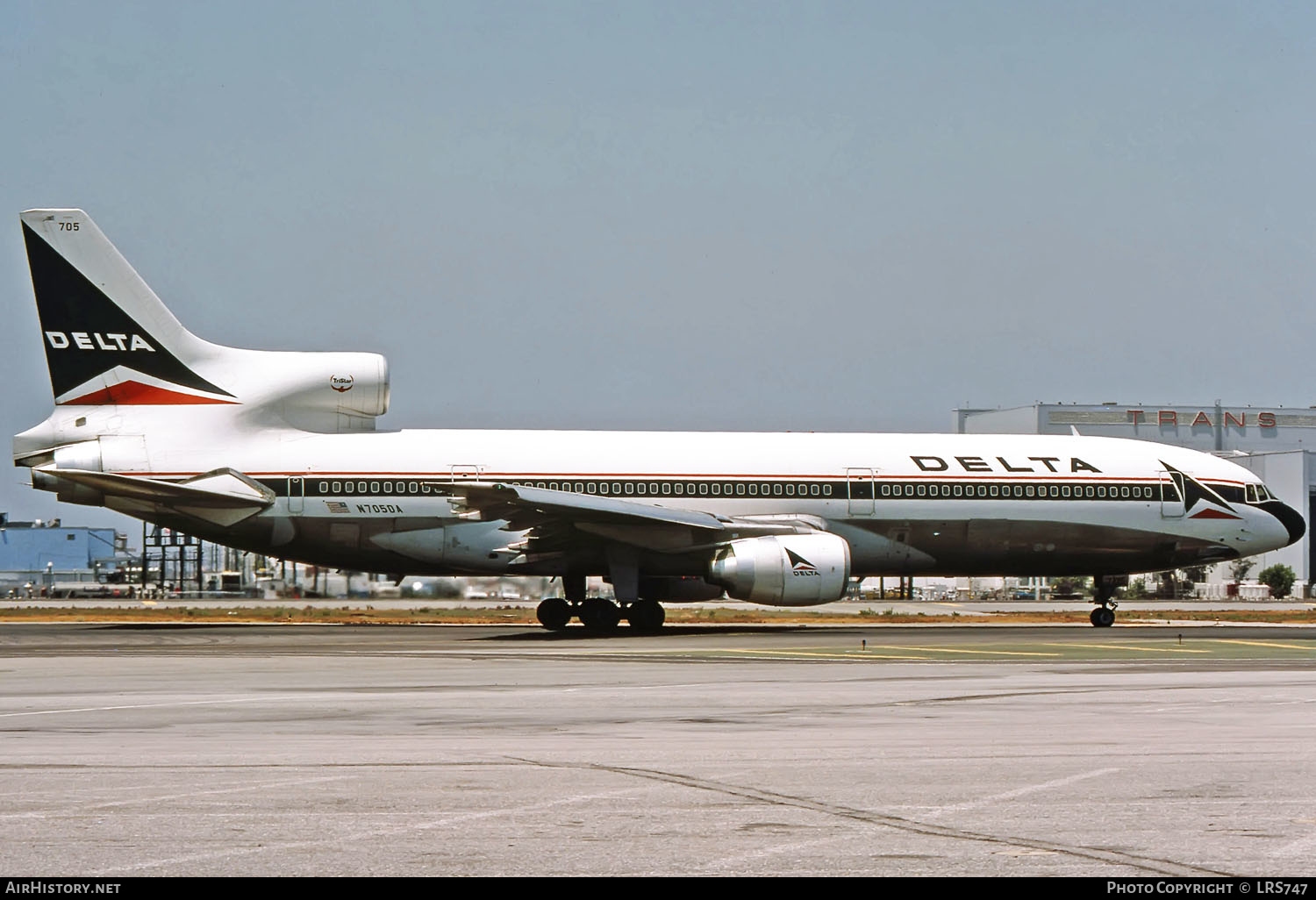 Aircraft Photo of N705DA | Lockheed L-1011-385-1 TriStar 1 | Delta Air Lines | AirHistory.net #412627