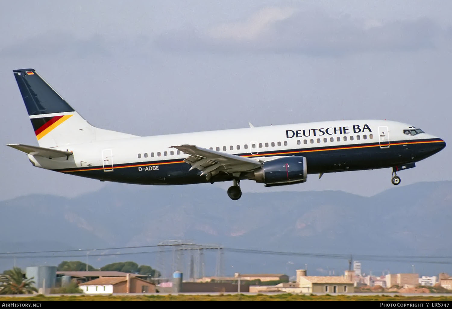 Aircraft Photo of D-ADBE | Boeing 737-3L9 | Deutsche BA | AirHistory.net #412628