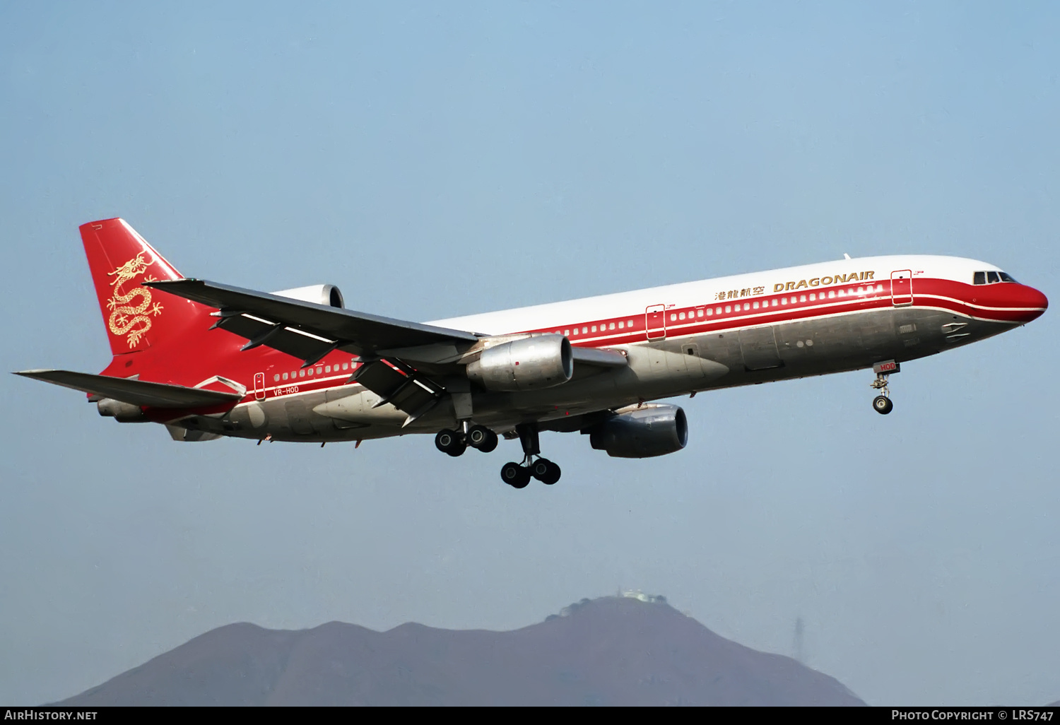 Aircraft Photo of VR-HOD | Lockheed L-1011-385-1 TriStar 1 | Dragonair | AirHistory.net #412630