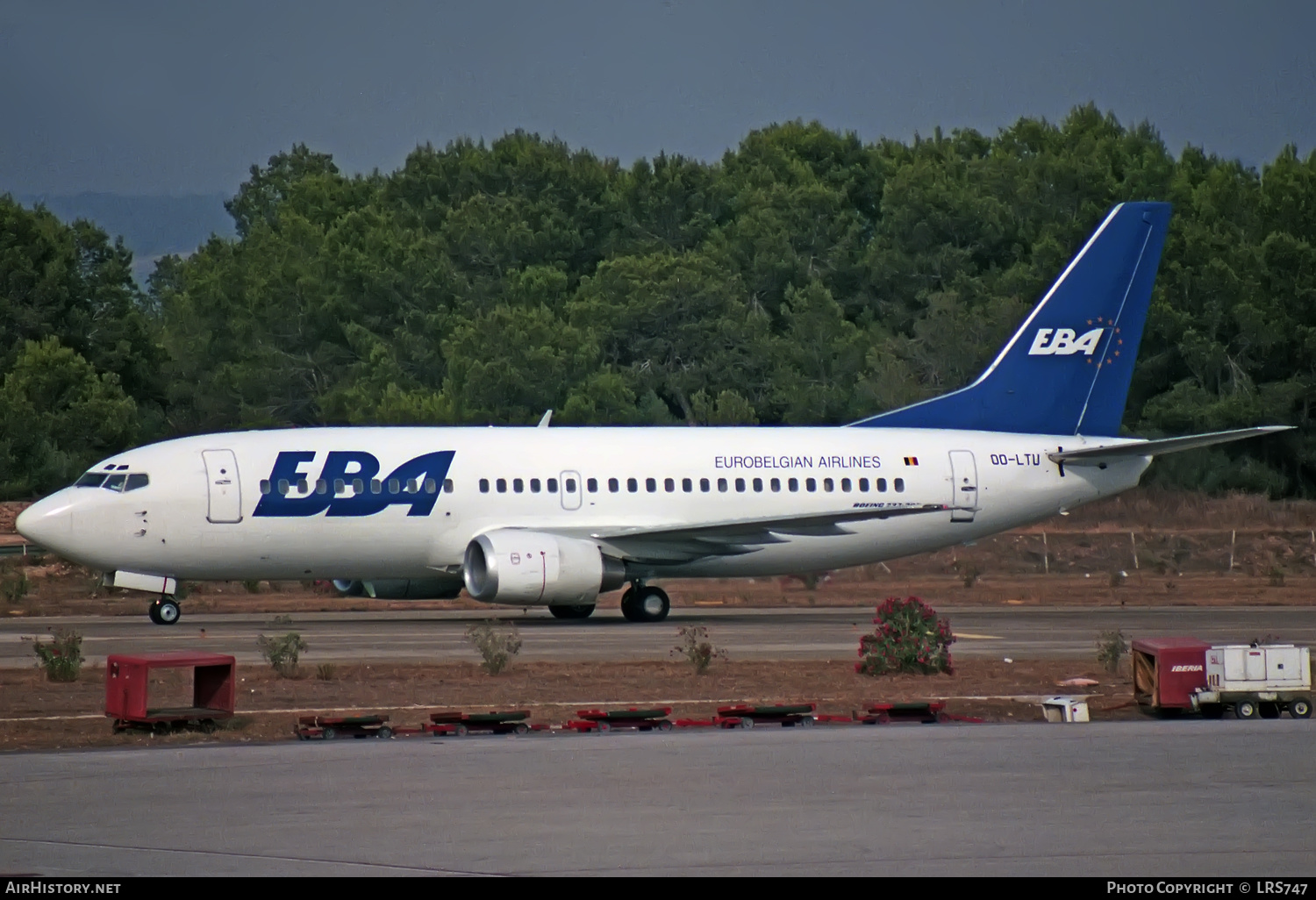Aircraft Photo of OO-LTU | Boeing 737-33A | EBA - Eurobelgian Airlines | AirHistory.net #412637