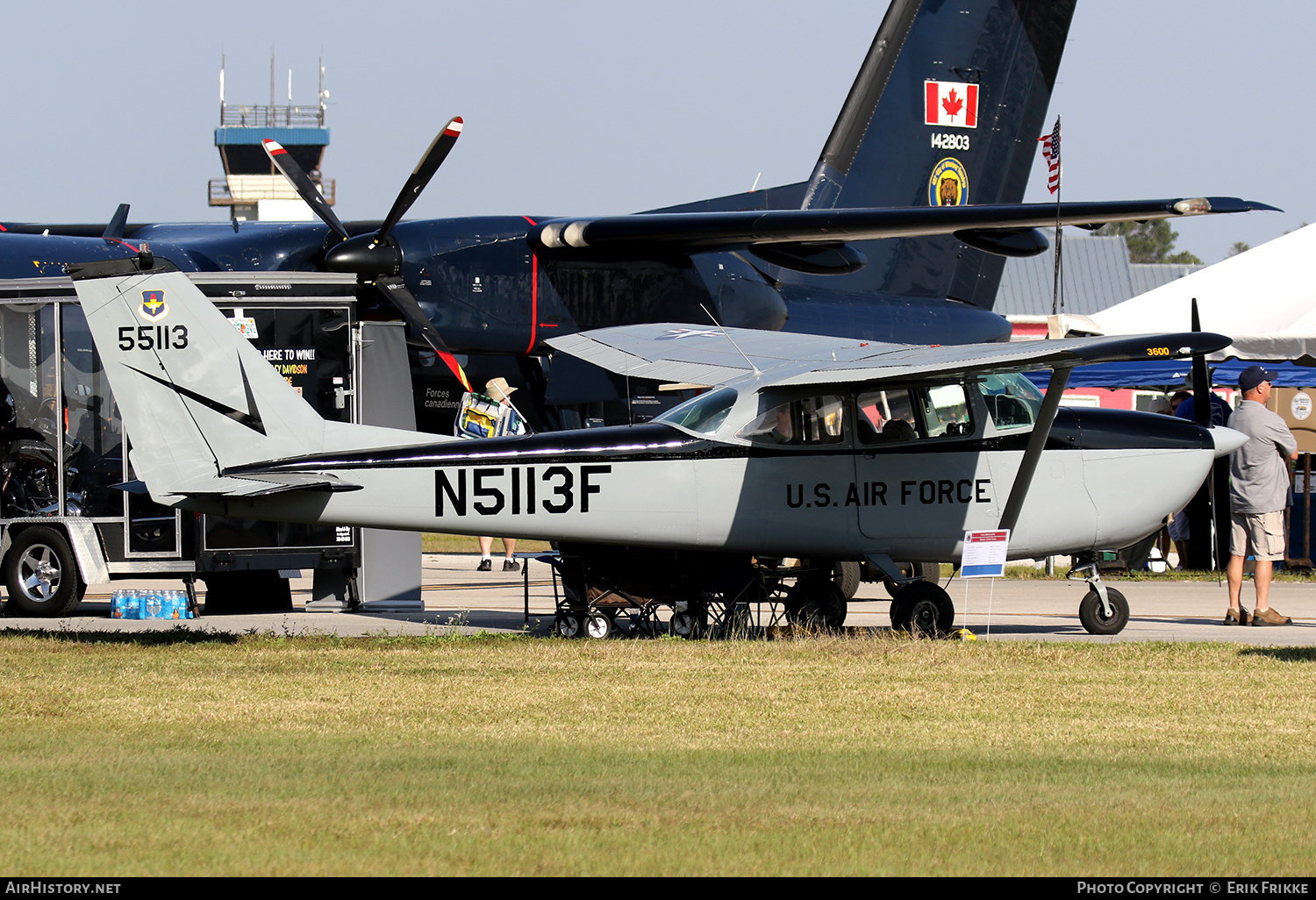 Aircraft Photo of N5113F / 55113 | Cessna 172F | USA - Air Force | AirHistory.net #412673