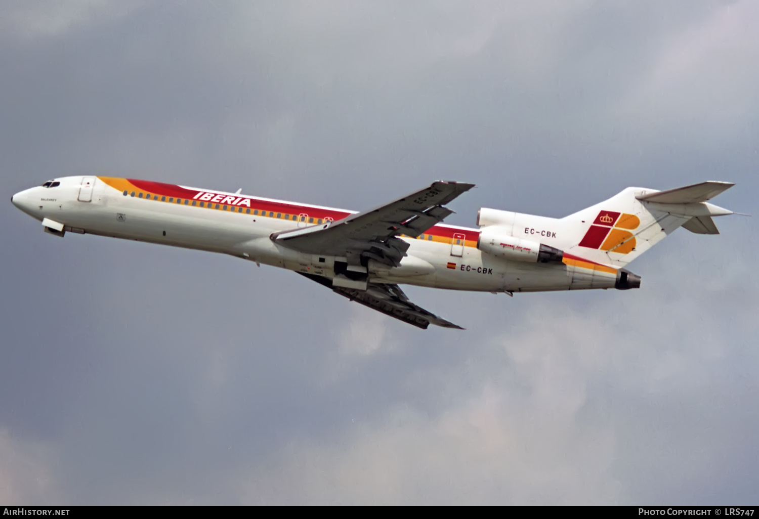 Aircraft Photo of EC-CBK | Boeing 727-256/Adv | Iberia | AirHistory.net #412680