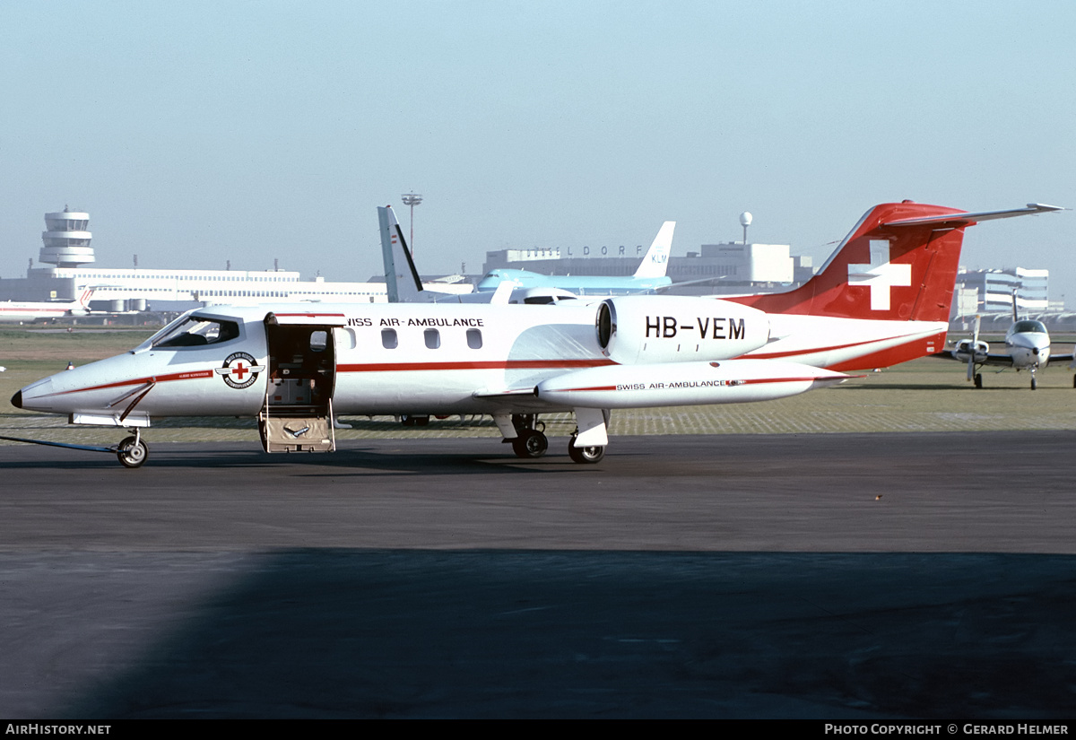 Aircraft Photo of HB-VEM | Gates Learjet 35A | REGA - Swiss Air Ambulance | AirHistory.net #412705