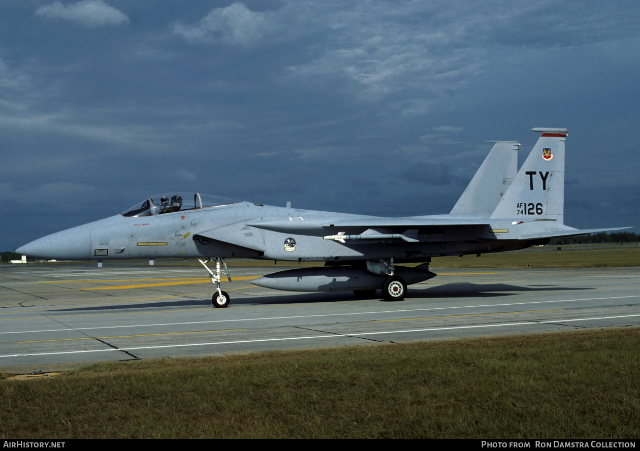 Aircraft Photo of 74-0126 / AF74-126 | McDonnell Douglas F-15A Eagle | USA - Air Force | AirHistory.net #412713