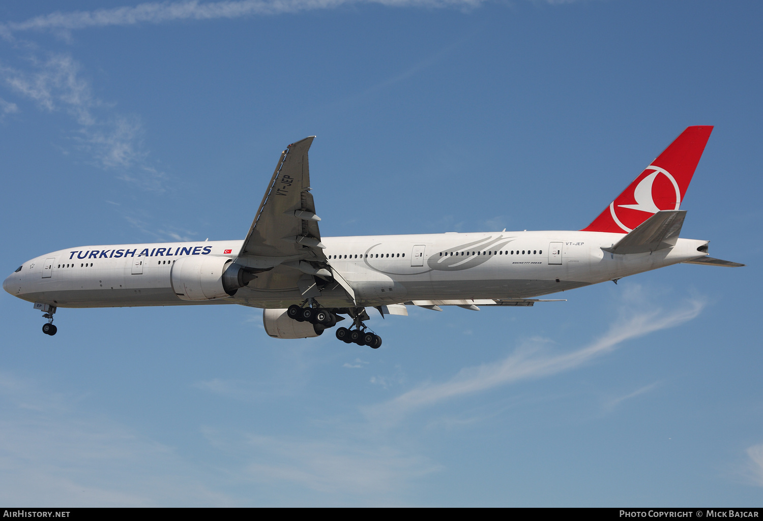Aircraft Photo of VT-JEP | Boeing 777-35R/ER | Turkish Airlines | AirHistory.net #412736