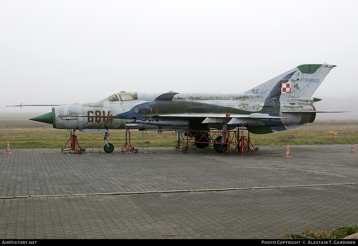 Aircraft Photo of 6814 | Mikoyan-Gurevich MiG-21MF | Poland - Air Force | AirHistory.net #412743