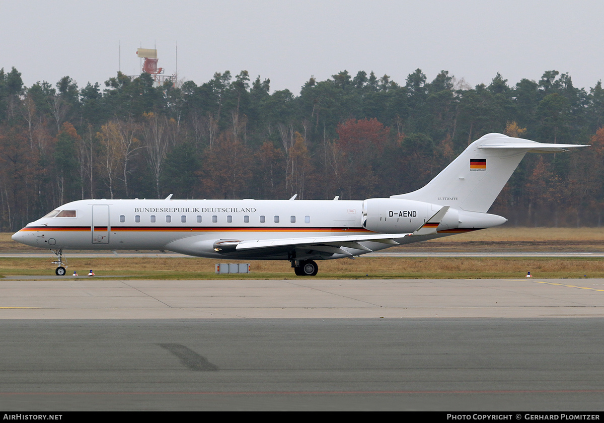 Aircraft Photo of D-AEND | Bombardier Global 6500 (BD-700-1A10) | Germany - Air Force | AirHistory.net #412751