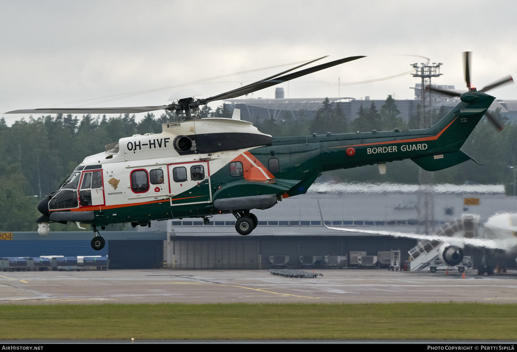 Aircraft Photo of OH-HVF | Aerospatiale AS-332L1 Super Puma | Rajavartiolaitos - Finnish Border Guard | AirHistory.net #412758