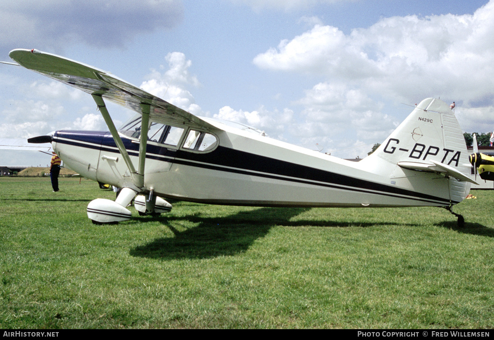 Aircraft Photo of G-BPTA | Stinson 108-2 | AirHistory.net #412773