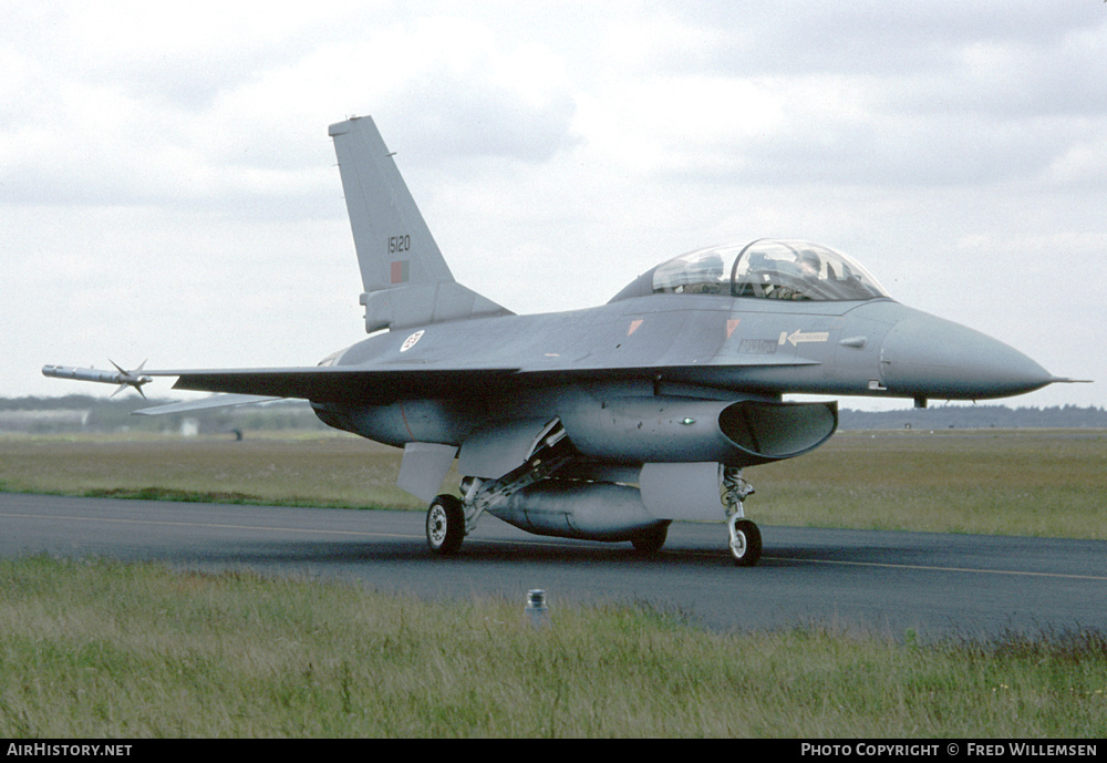 Aircraft Photo of 15120 | Lockheed F-16B Fighting Falcon | Portugal - Air Force | AirHistory.net #412782