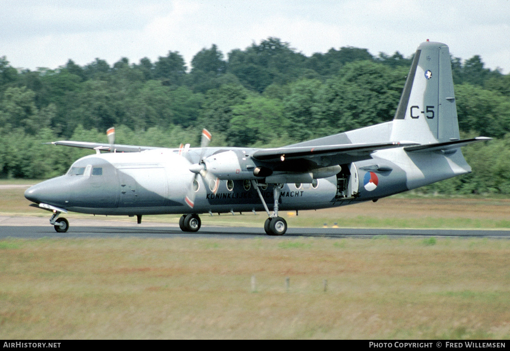 Aircraft Photo of C-5 | Fokker F27-300M Troopship | Netherlands - Air Force | AirHistory.net #412787