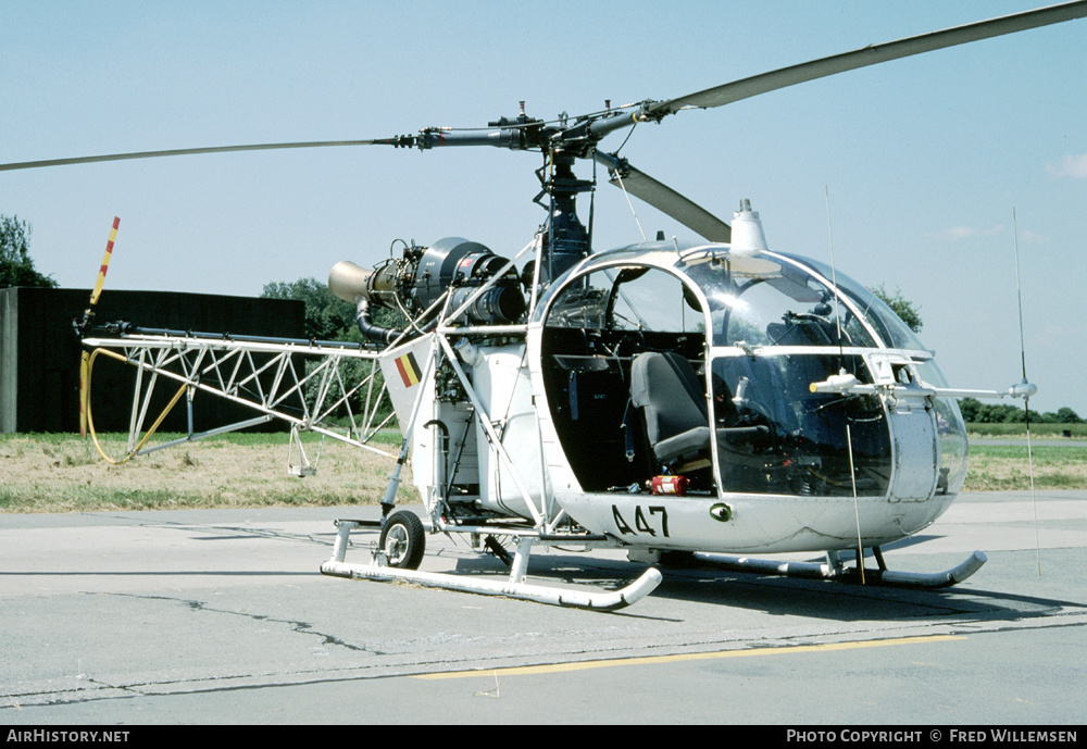 Aircraft Photo of A47 | Sud SA-318C Alouette II | Belgium - Army | AirHistory.net #412790