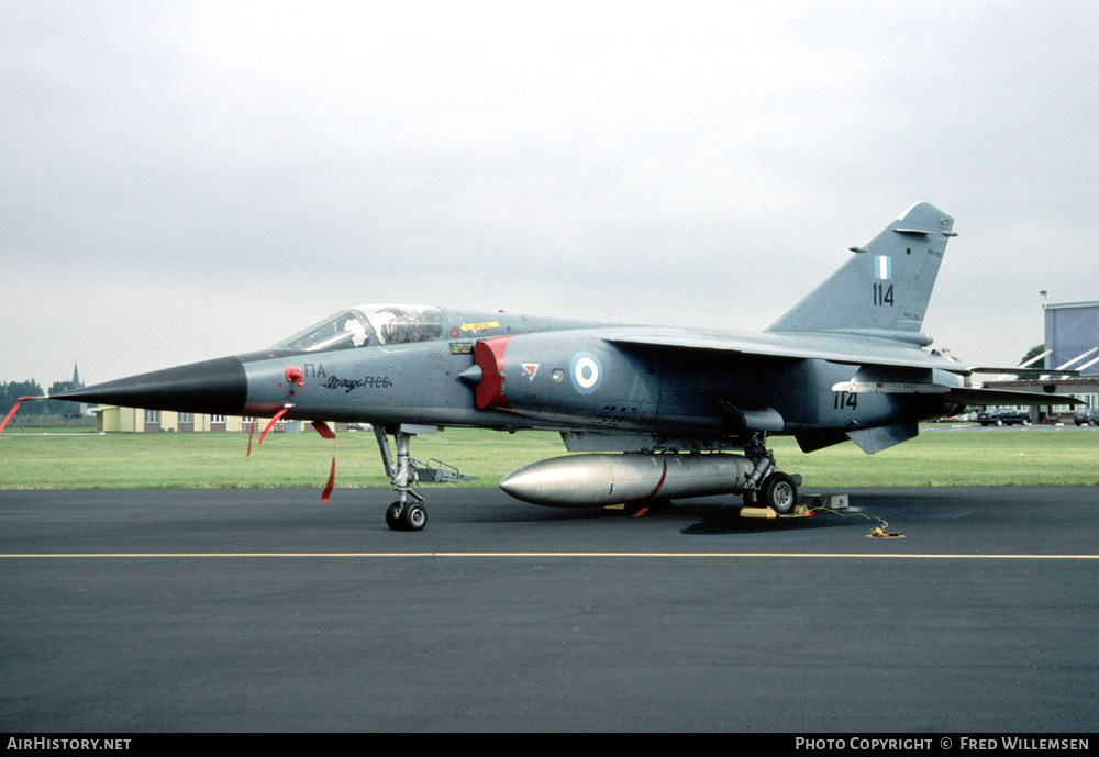 Aircraft Photo of 114 | Dassault Mirage F1CG | Greece - Air Force | AirHistory.net #412792