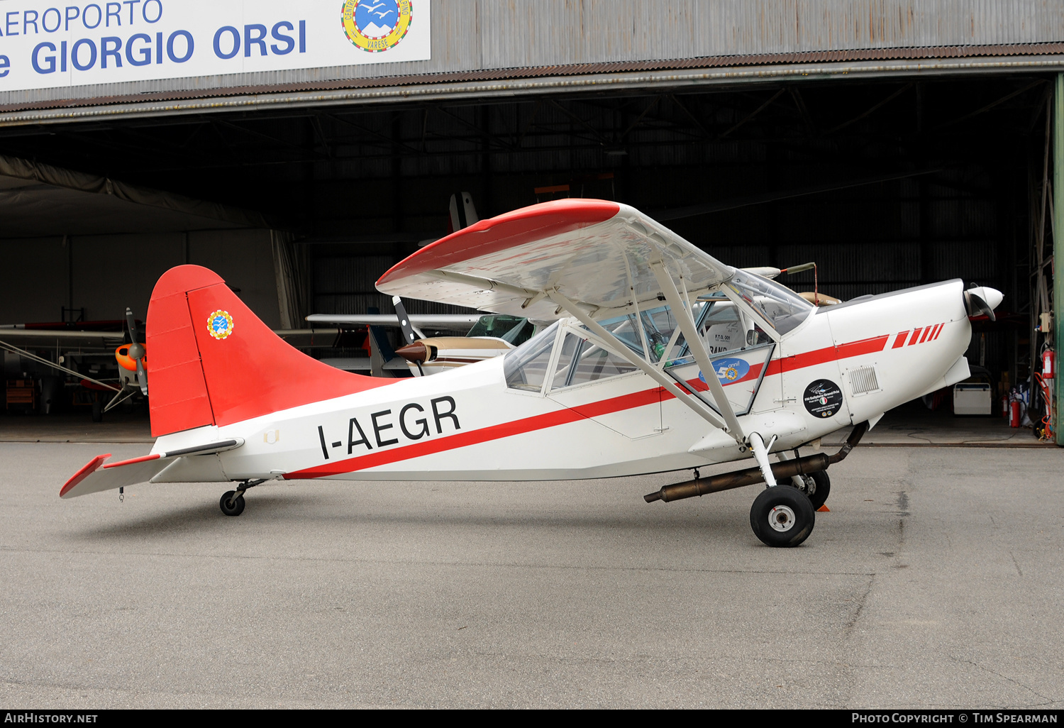 Aircraft Photo of I-AEGR | Stinson L-5B Sentinel | Aero Club Adele Orsi | AirHistory.net #412798