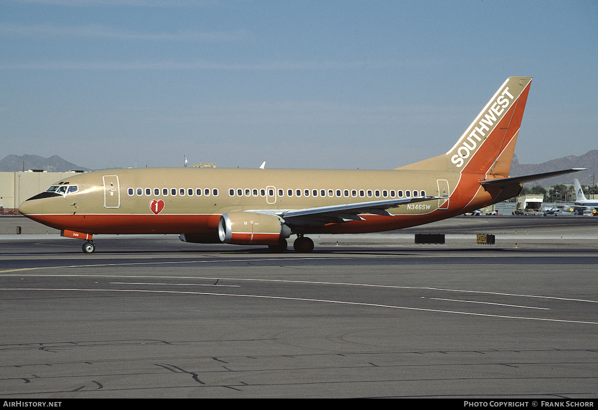 Aircraft Photo of N346SW | Boeing 737-3H4 | Southwest Airlines | AirHistory.net #412813
