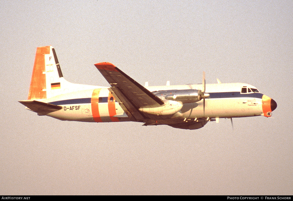 Aircraft Photo of D-AFSF | Hawker Siddeley HS-748 Srs2/244 | BFS - Bundesanstalt für Flugsicherung | AirHistory.net #412823