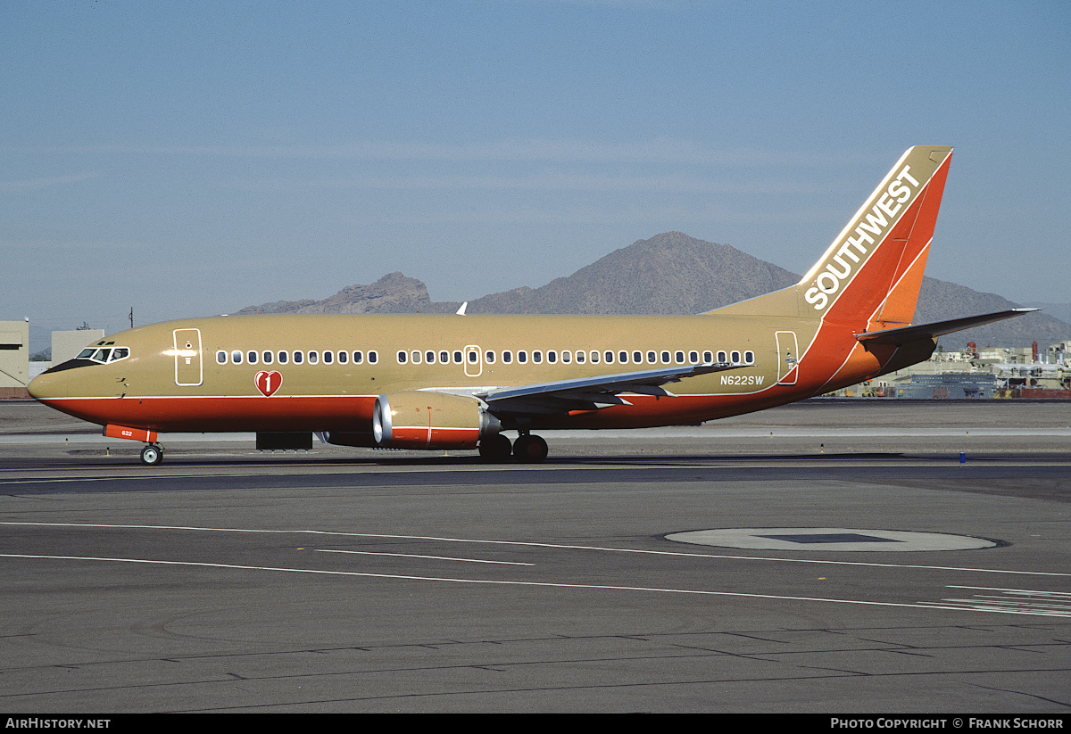 Aircraft Photo of N622SW | Boeing 737-3H4 | Southwest Airlines | AirHistory.net #412825