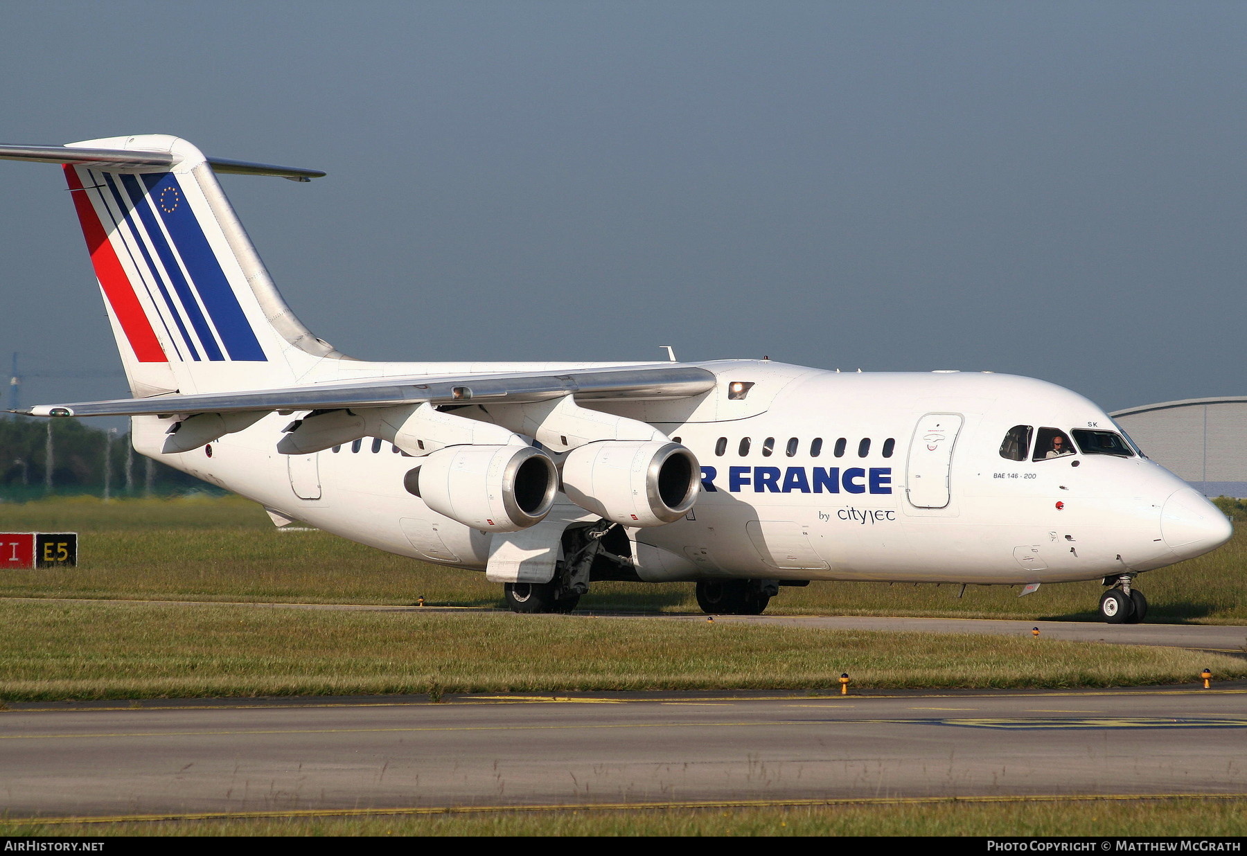 Aircraft Photo of EI-CSK | British Aerospace BAe-146-200A | Air France | AirHistory.net #412829