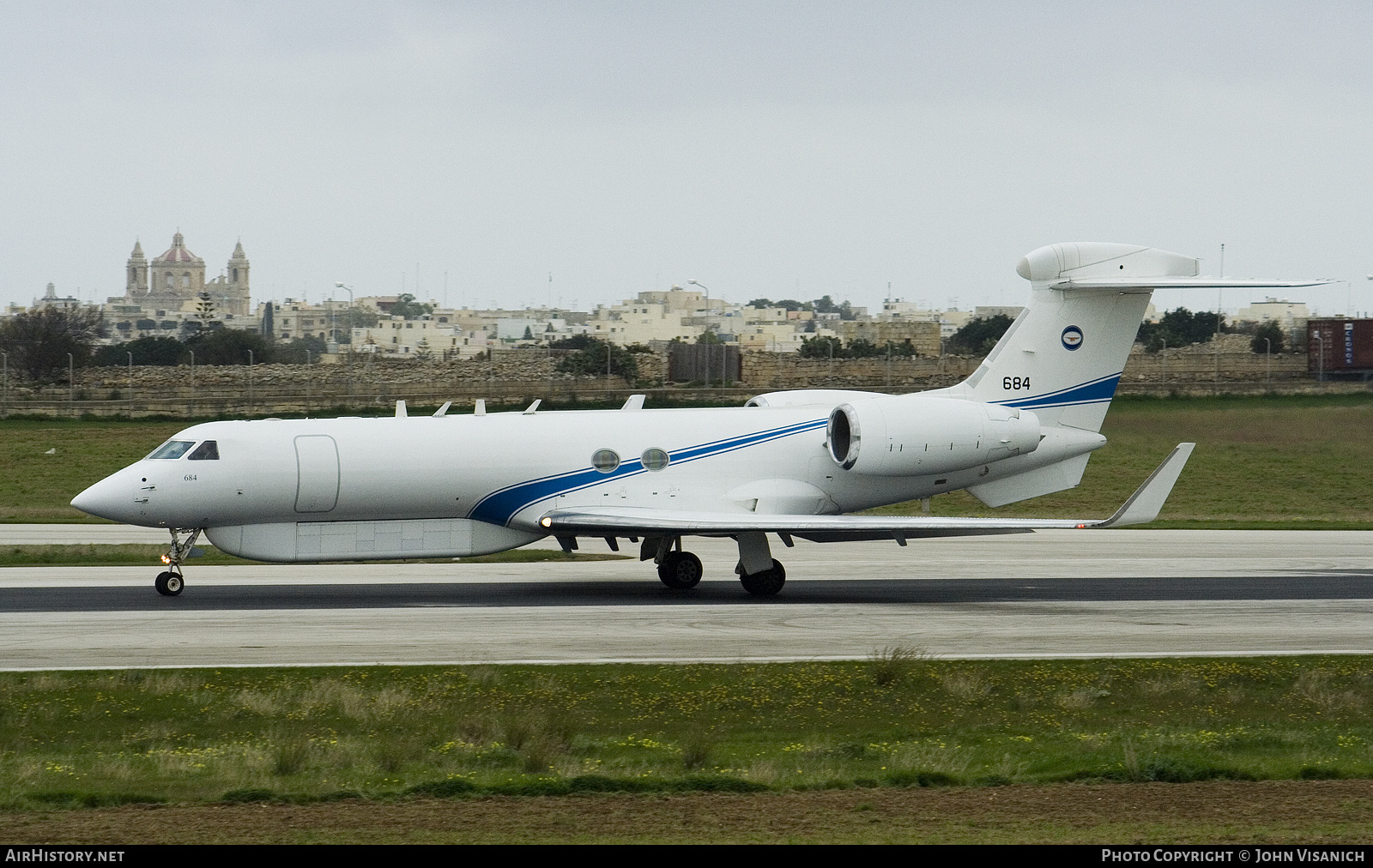Aircraft Photo of 684 | Gulfstream Aerospace G-V Gulfstream V Shavit | Israel - Air Force | AirHistory.net #412837