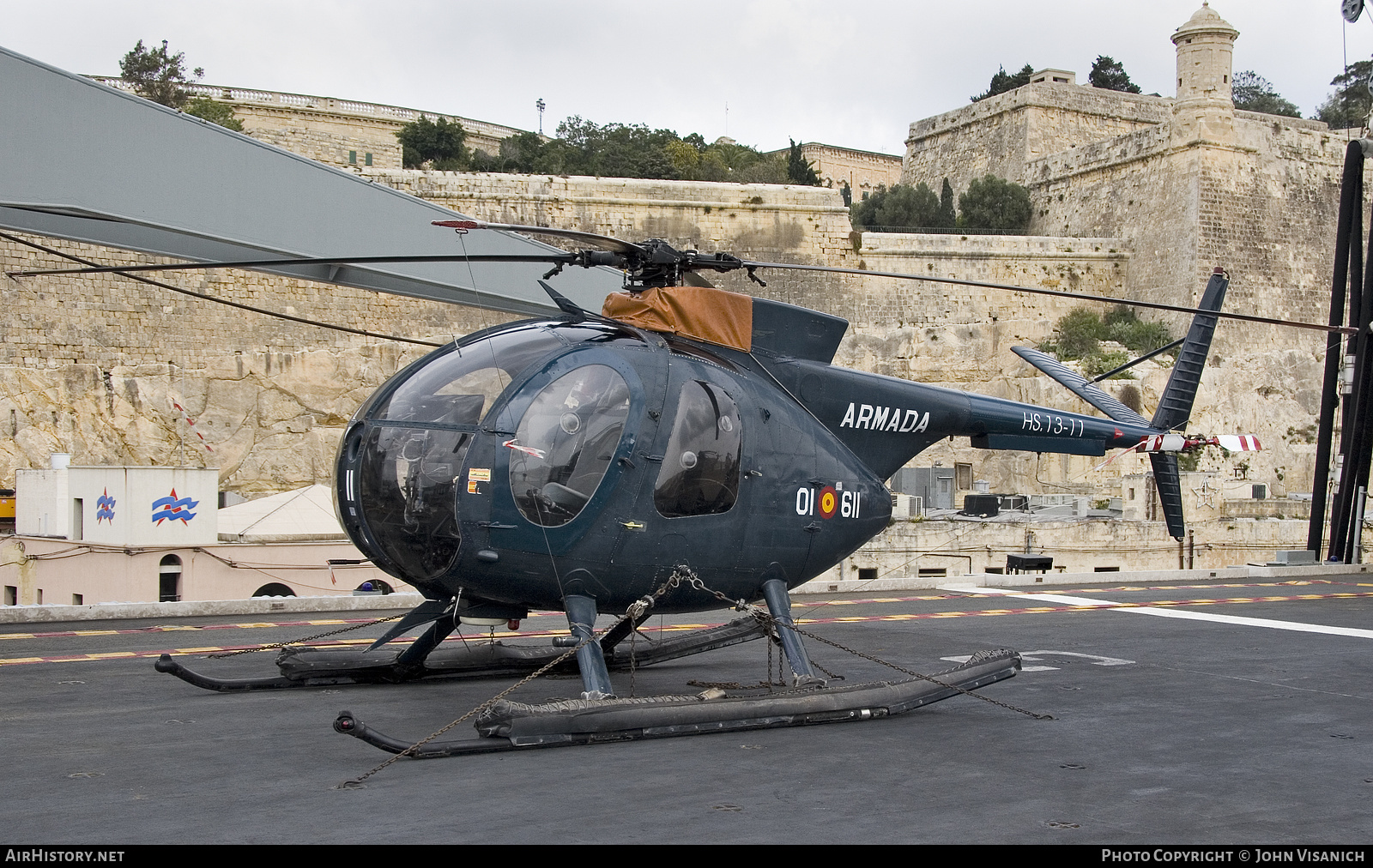 Aircraft Photo of HS.13-11 | Hughes 500M (369HM) | Spain - Navy | AirHistory.net #412848
