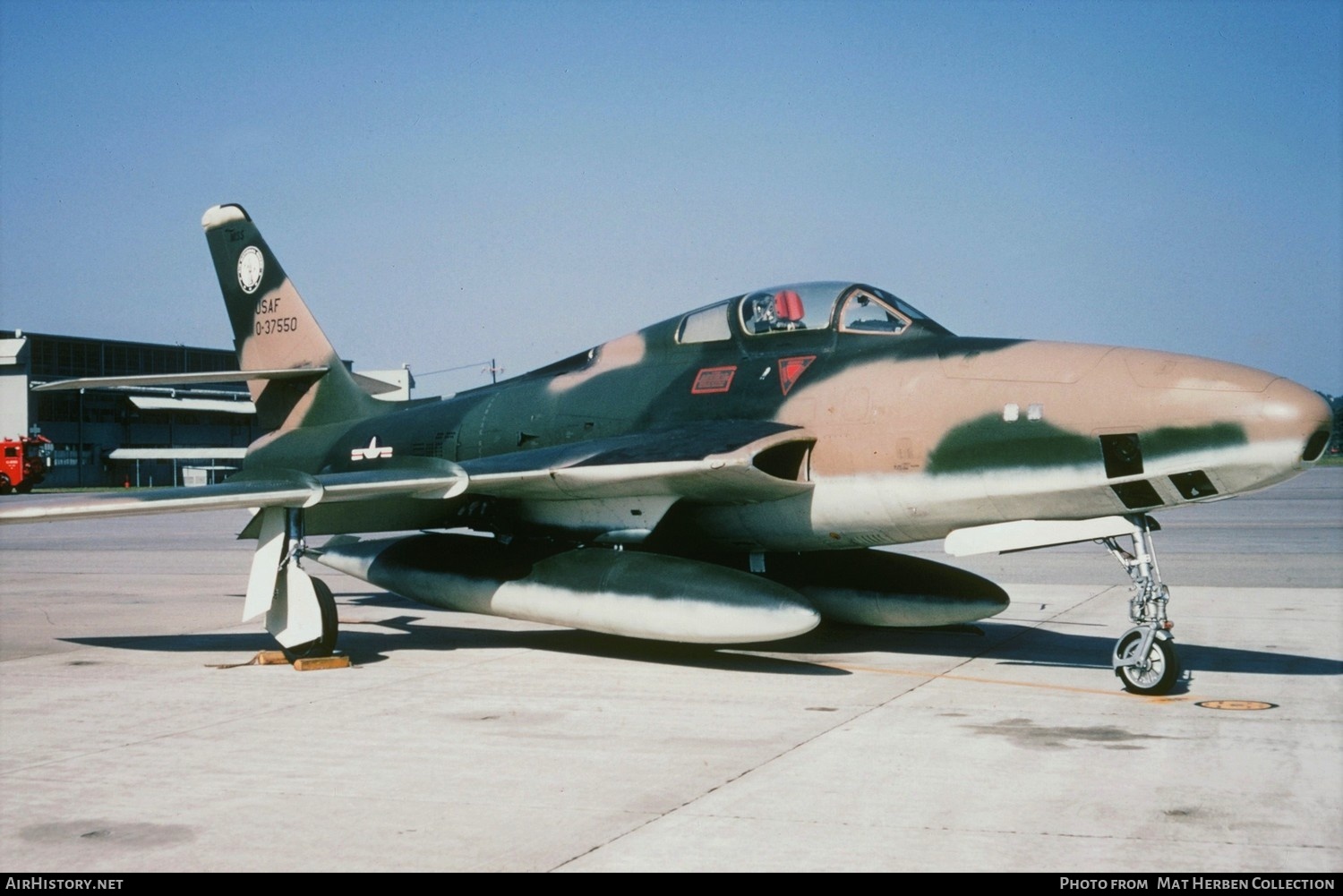 Aircraft Photo of 53-7550 / 0-37550 | Republic RF-84F Thunderflash | USA - Air Force | AirHistory.net #412877