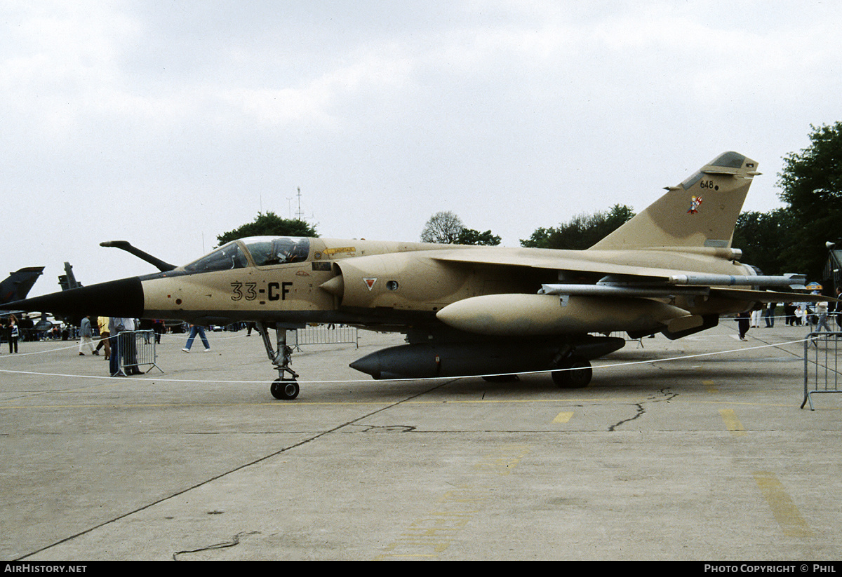 Aircraft Photo of 648 | Dassault Mirage F1CR | France - Air Force | AirHistory.net #412888