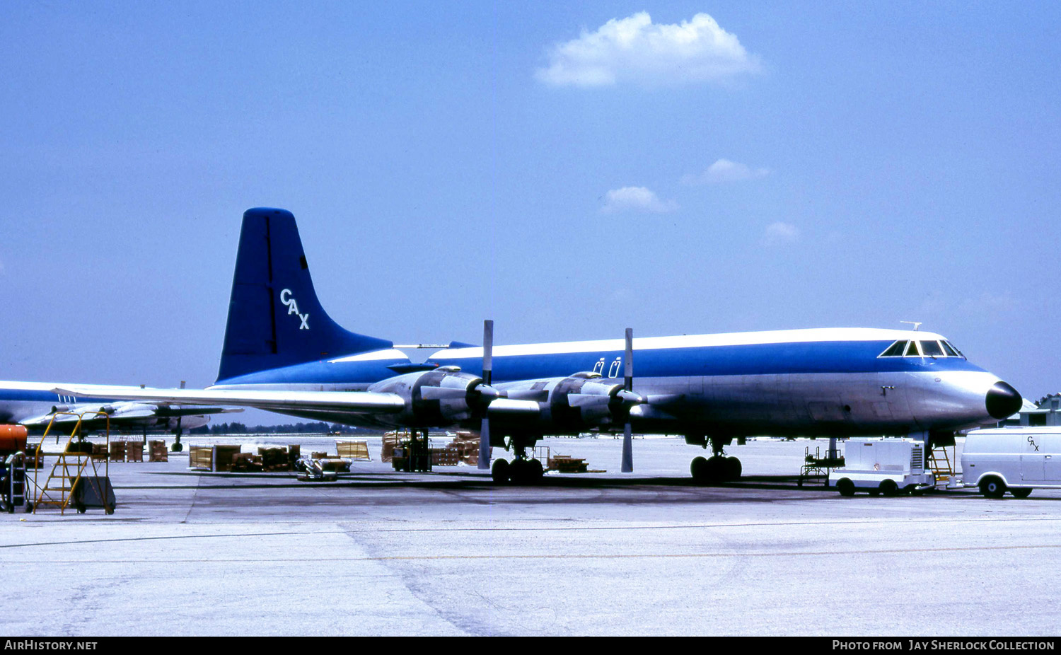 Aircraft Photo of N908L | Canadair CL-44D4-2 | CAX - Caribbean Air Express | AirHistory.net #412897