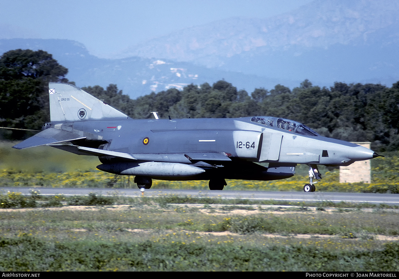 Aircraft Photo of CR12-55 | McDonnell RF-4C Phantom II | Spain - Air Force | AirHistory.net #412926