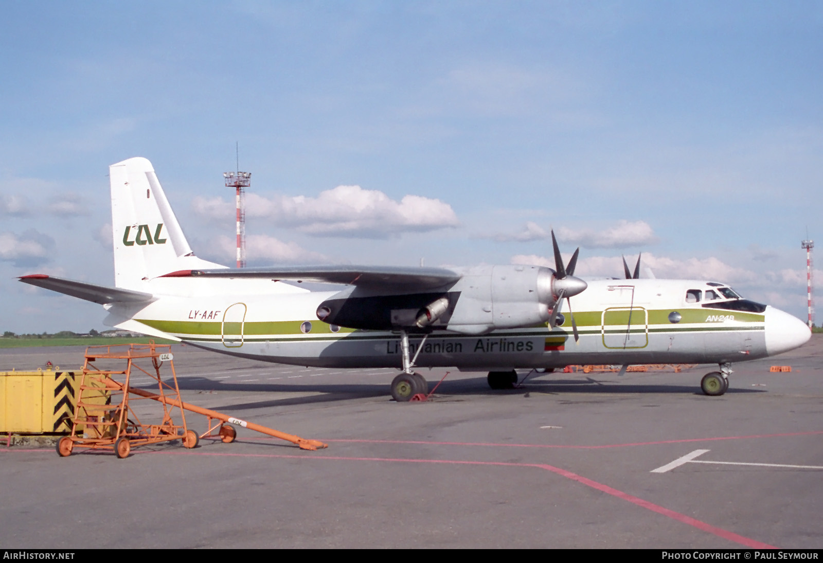 Aircraft Photo of LY-AAF | Antonov An-24B | Lithuanian Airlines | AirHistory.net #412942