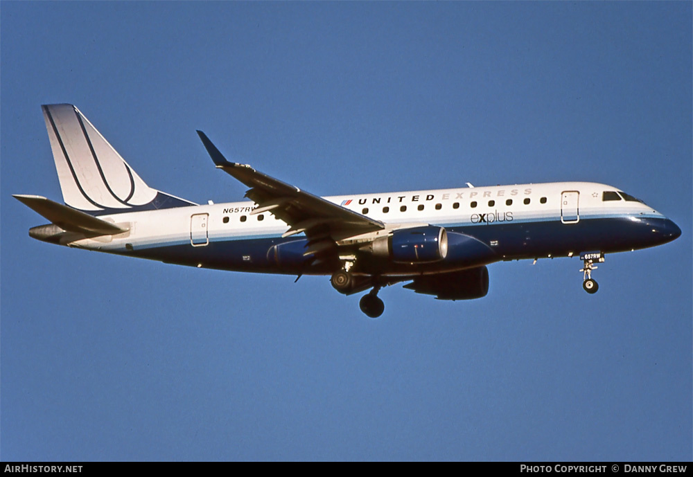 Aircraft Photo of N657RW | Embraer 170SE (ERJ-170-100SE) | United Express | AirHistory.net #412971