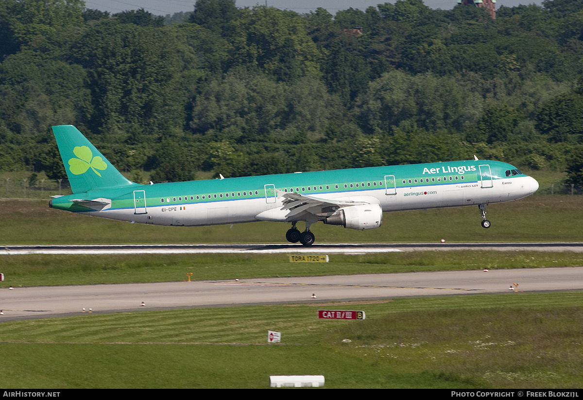 Aircraft Photo of EI-CPE | Airbus A321-211 | Aer Lingus | AirHistory.net #412996