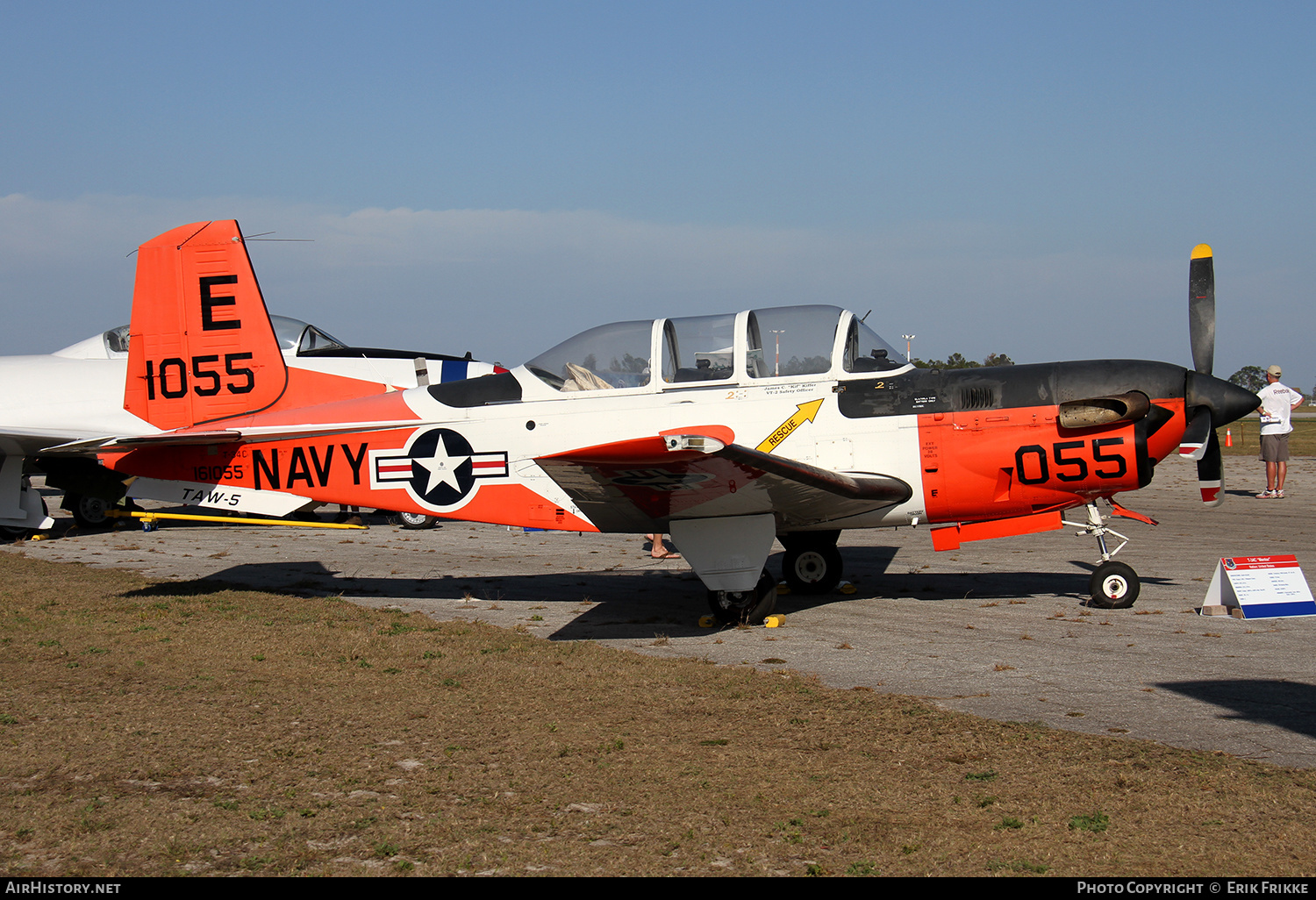 Aircraft Photo of 161055 / 1055 | Beech T-34C Turbo Mentor (45) | USA - Navy | AirHistory.net #413003