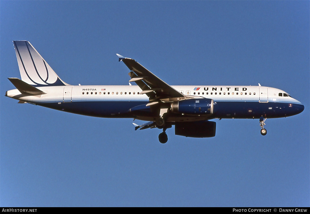 Aircraft Photo of N497UA | Airbus A320-232 | United Airlines | AirHistory.net #413026