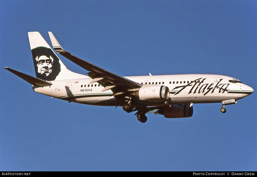 Aircraft Photo of N618AS | Boeing 737-790 | Alaska Airlines | AirHistory.net #413032