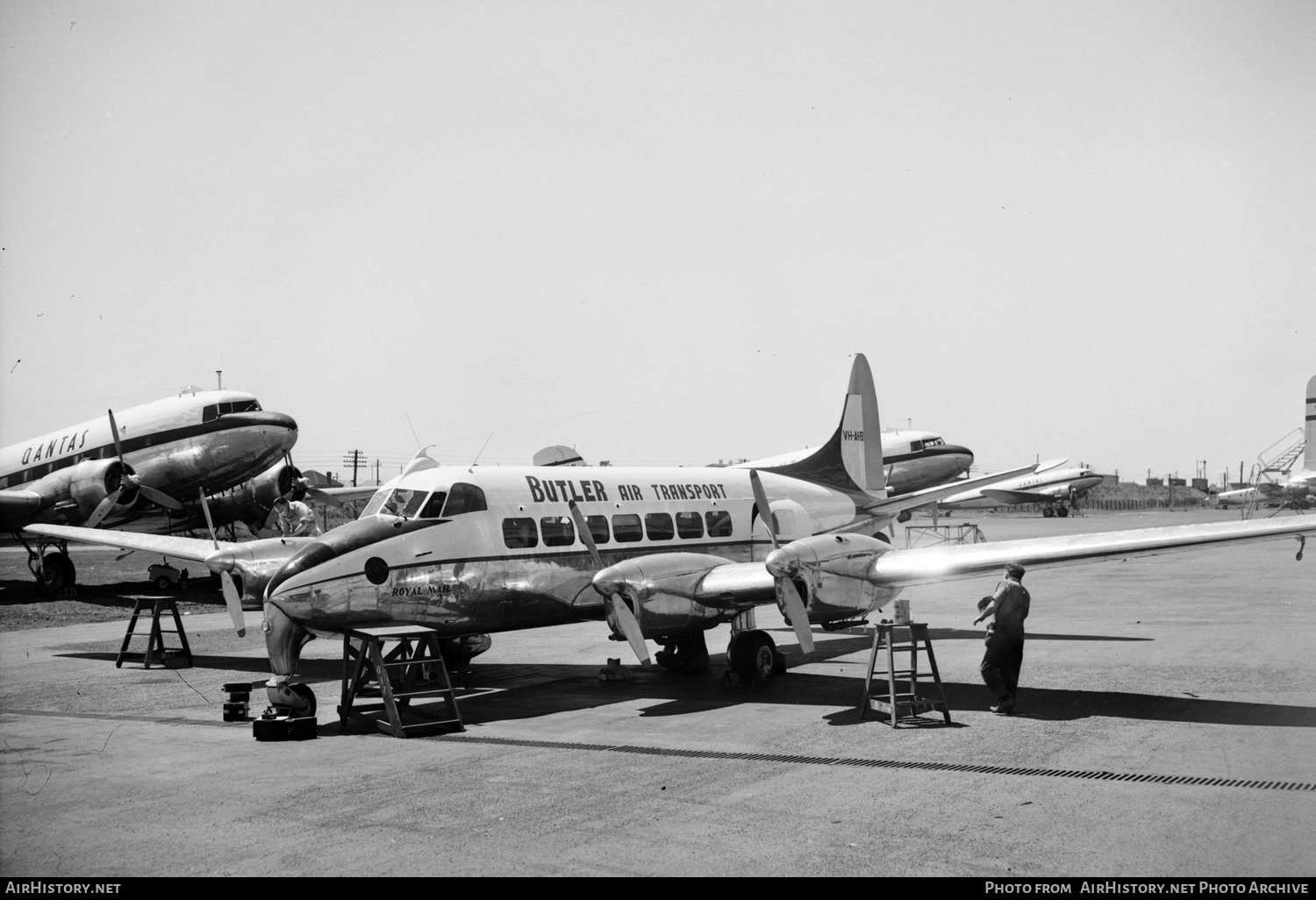 Aircraft Photo of VH-AHB | De Havilland D.H. 114 Heron 1B | Butler Air Transport | AirHistory.net #413036