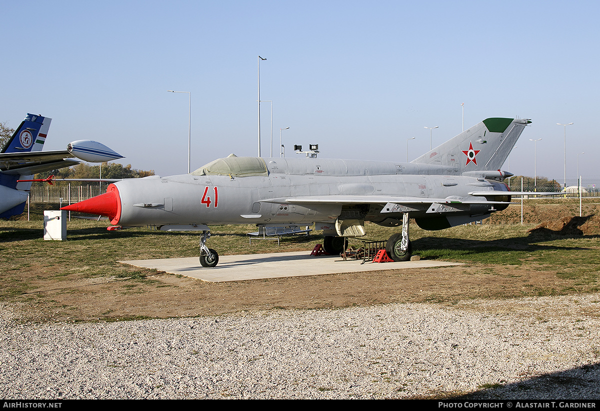Aircraft Photo of 41 | Mikoyan-Gurevich MiG-21bis | Hungary - Air Force | AirHistory.net #413053