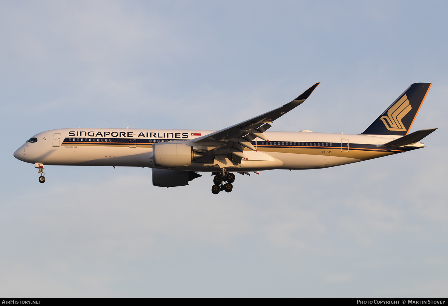 Aircraft Photo of 9V-SJB | Airbus A350-941 | Singapore Airlines | AirHistory.net #413055