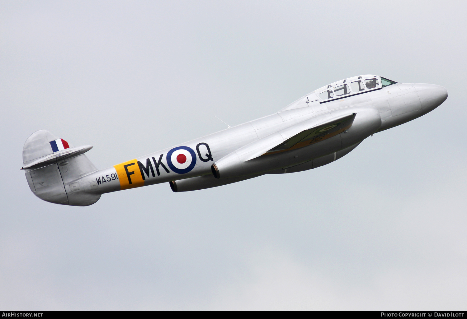 Aircraft Photo of G-BWMF / WA591 | Gloster Meteor T7 | UK - Air Force | AirHistory.net #413088