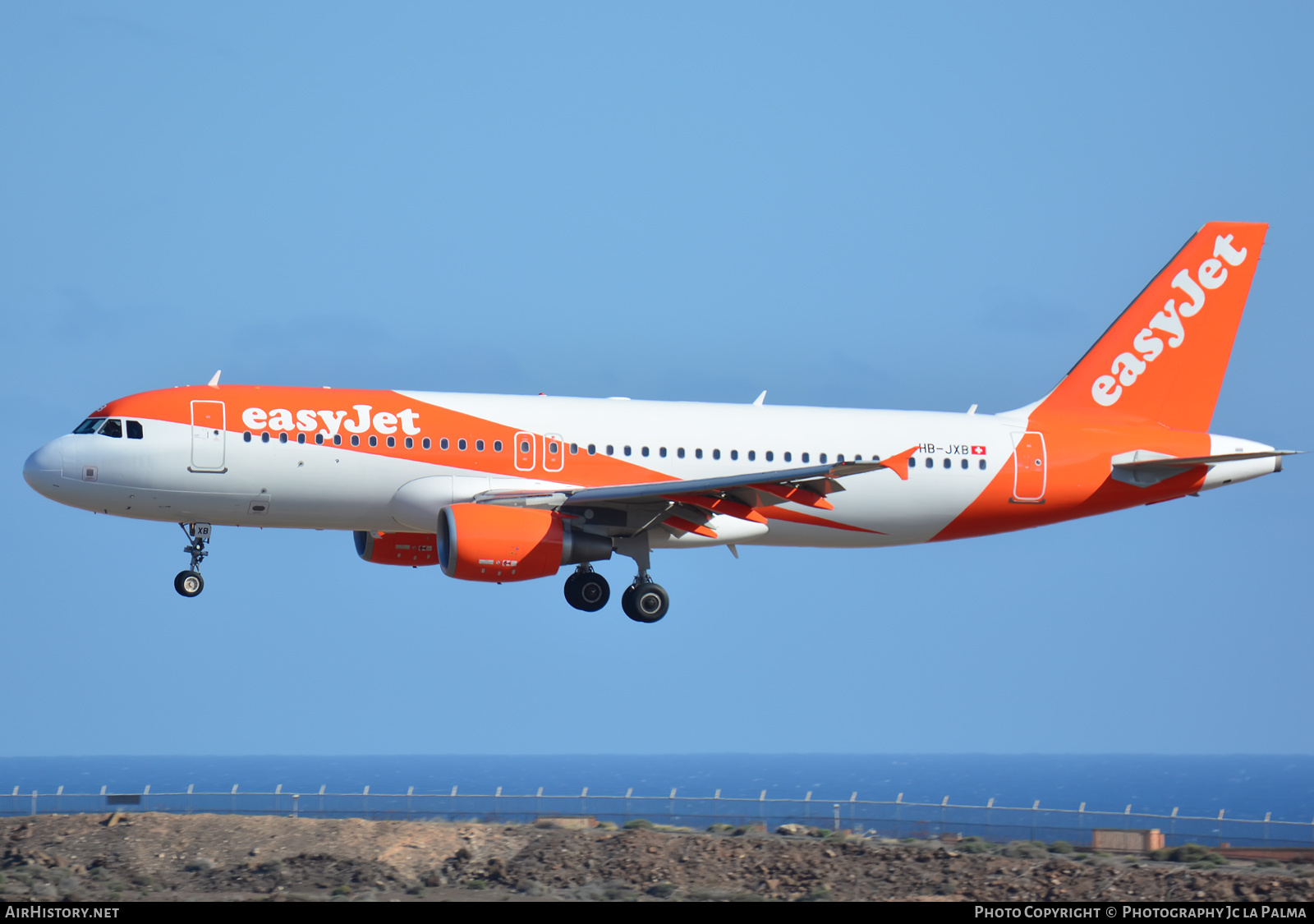 Aircraft Photo of HB-JXB | Airbus A320-214 | EasyJet | AirHistory.net #413093