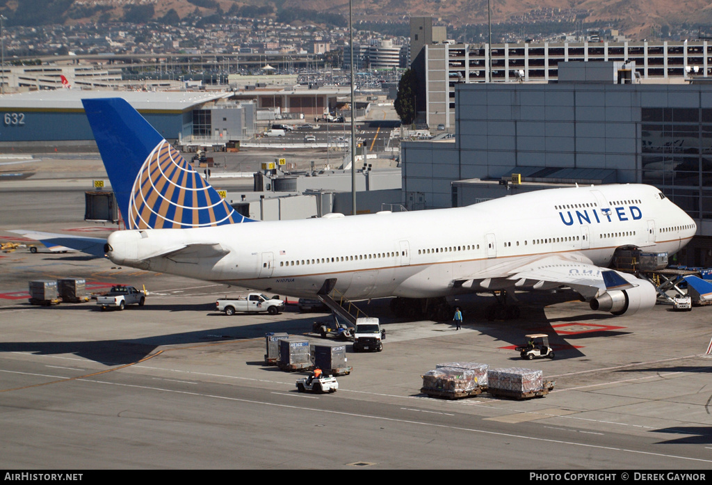 Aircraft Photo of N107UA | Boeing 747-422 | United Airlines | AirHistory.net #413099