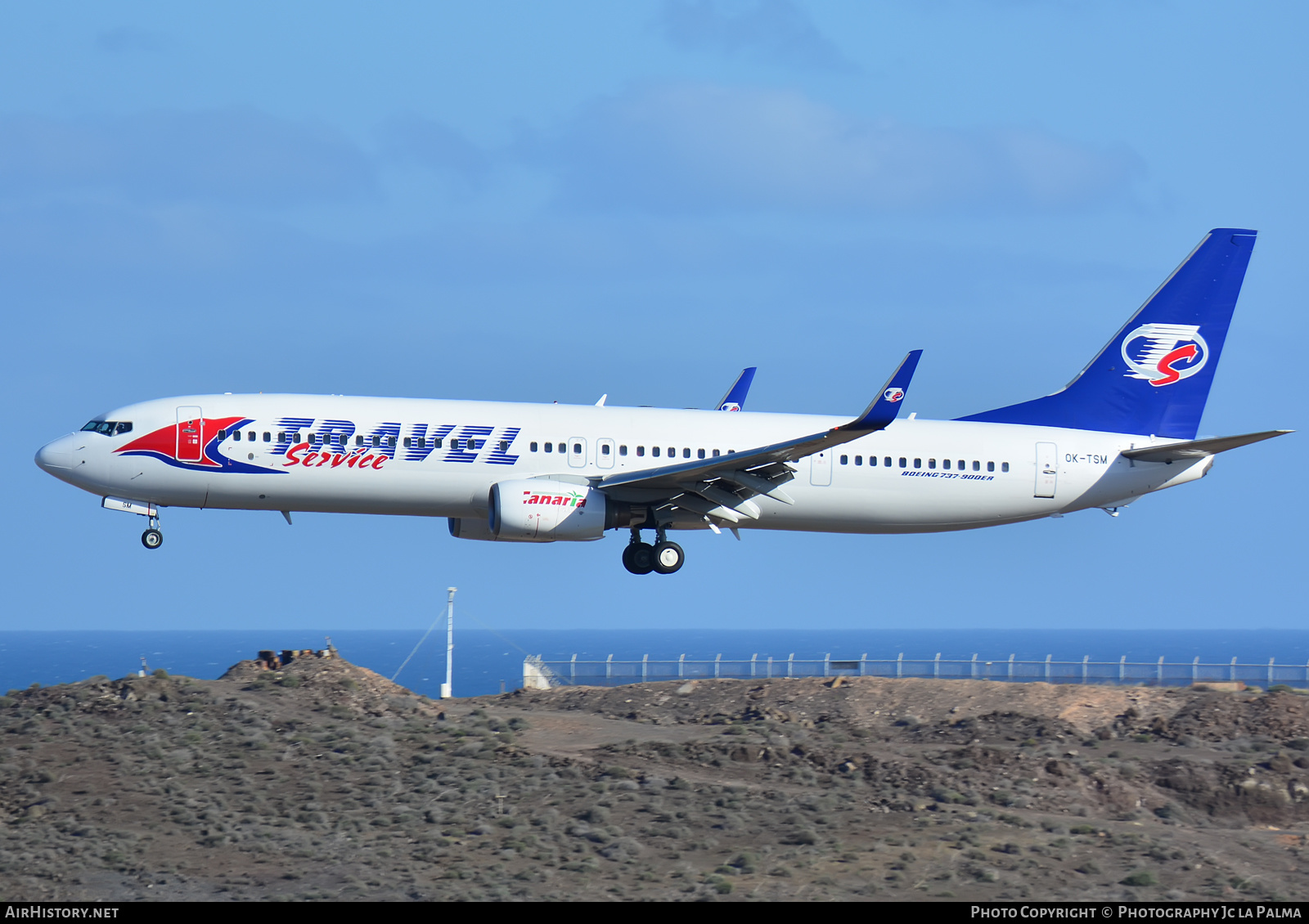 Aircraft Photo of OK-TSM | Boeing 737-9GJ/ER | Travel Service | AirHistory.net #413101