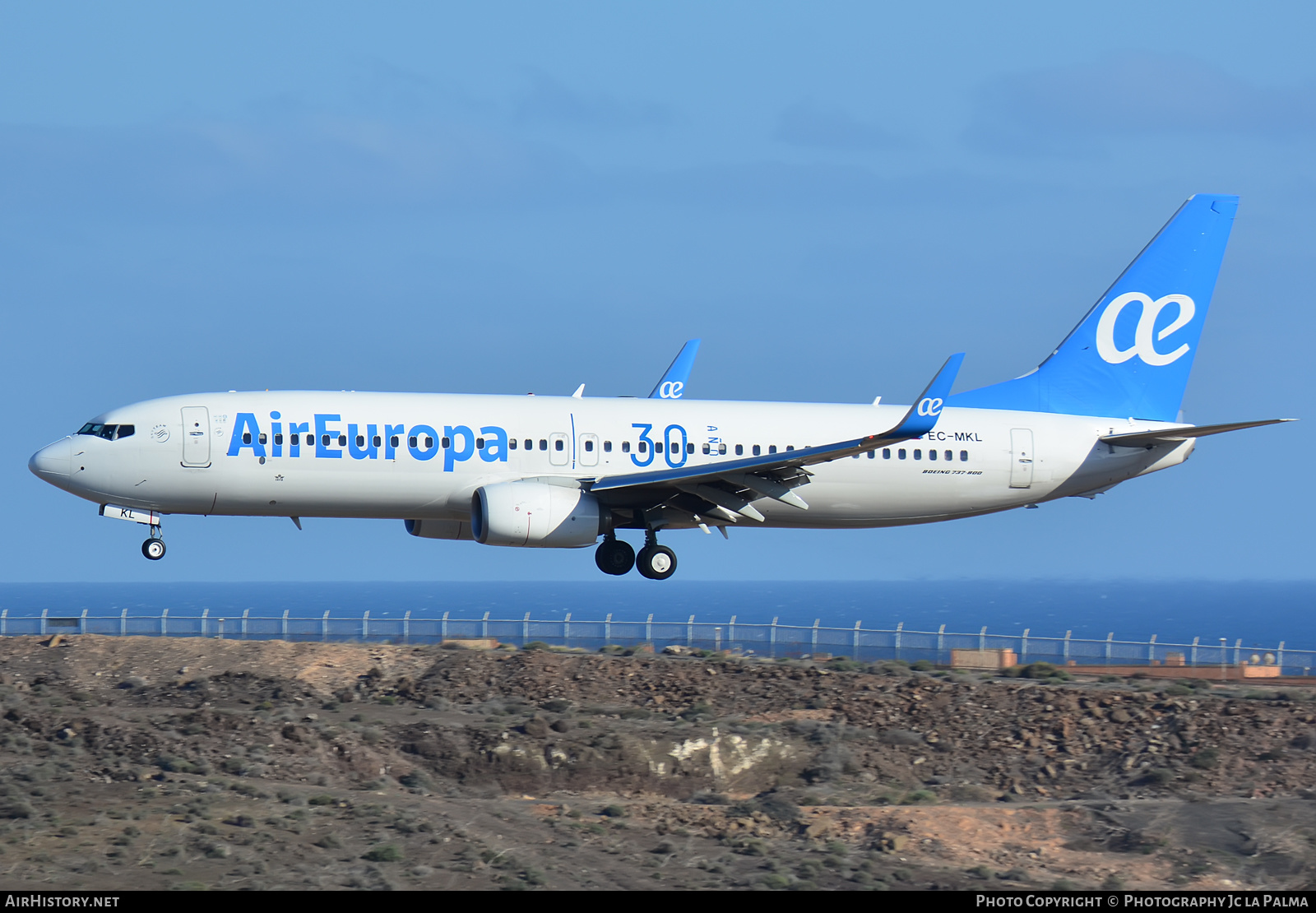 Aircraft Photo of EC-MKL | Boeing 737-85P | Air Europa | AirHistory.net #413102