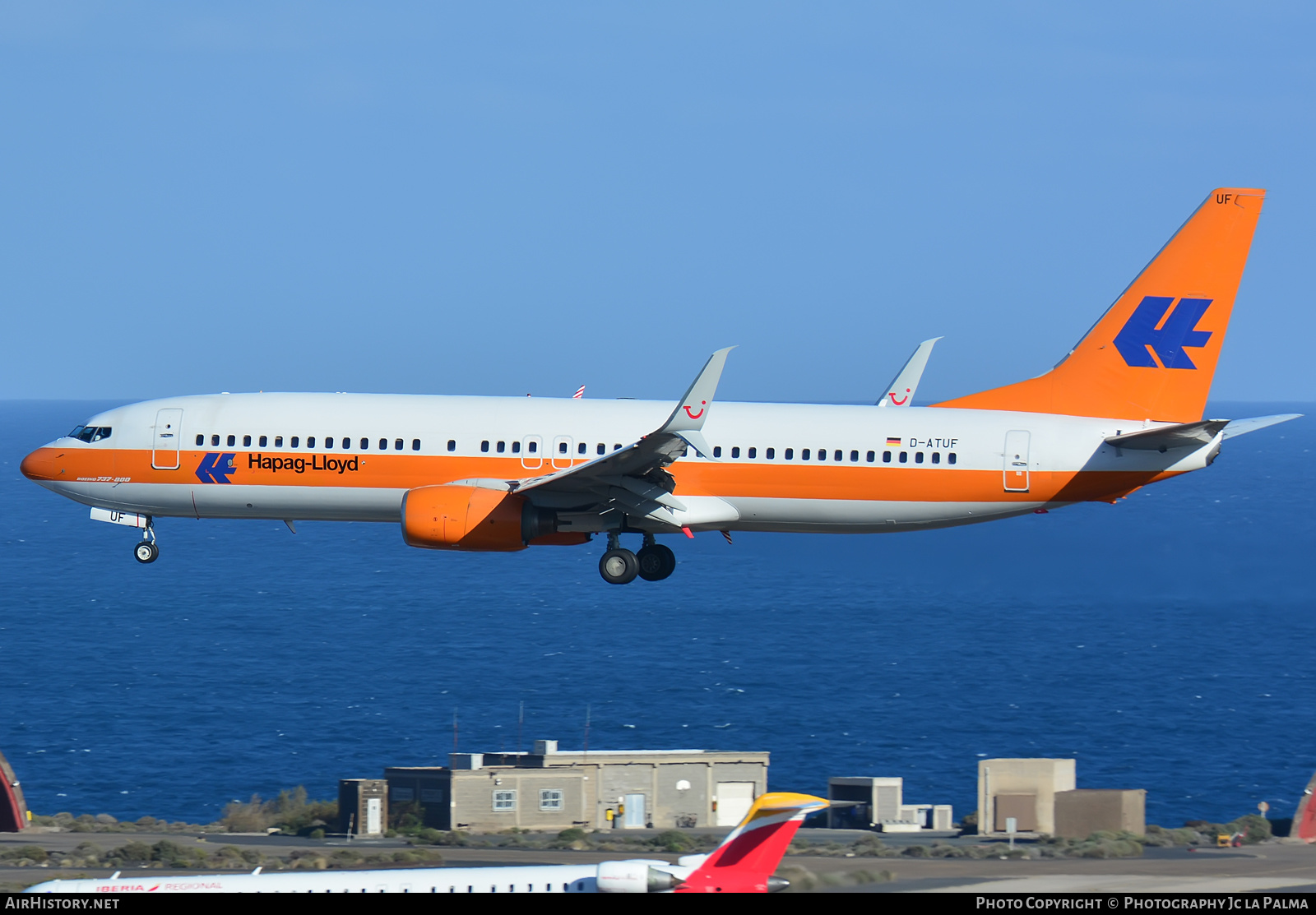 Aircraft Photo of D-ATUF | Boeing 737-8K5 | Hapag-Lloyd | AirHistory.net #413103