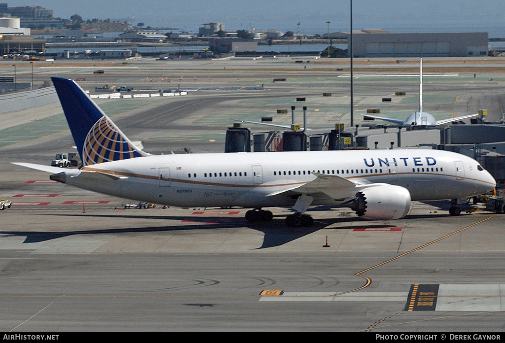 Aircraft Photo of N27903 | Boeing 787-8 Dreamliner | United Airlines | AirHistory.net #413117